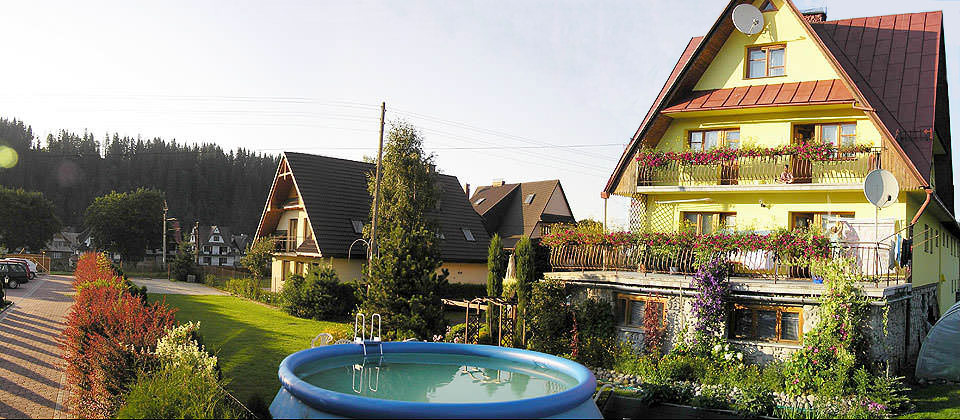 Willa Anna v Poroninu ubytování hory Tatry Zakopane rekreační dovolená v Polsku